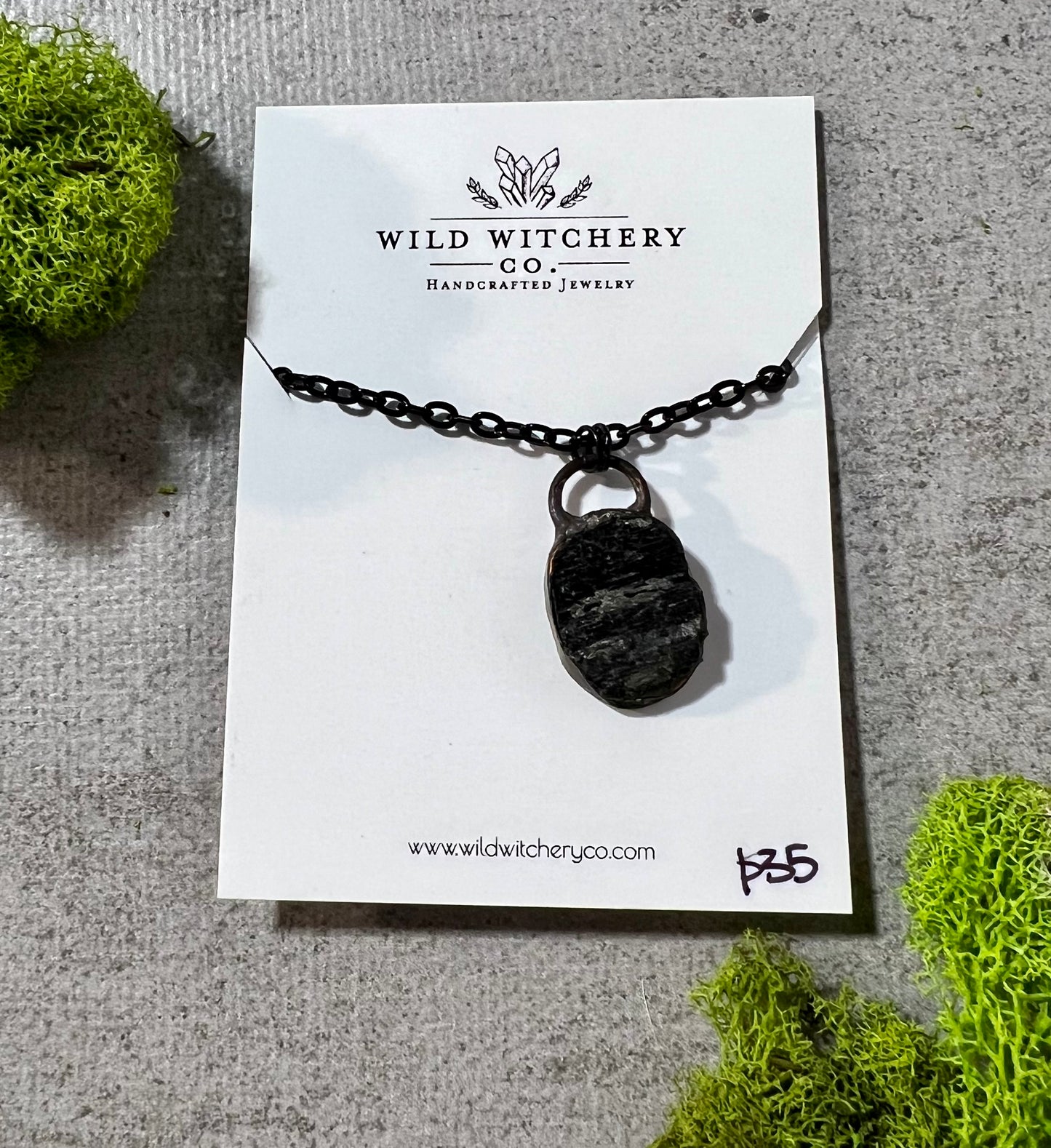 Tourmaline Necklace on 18 in chain