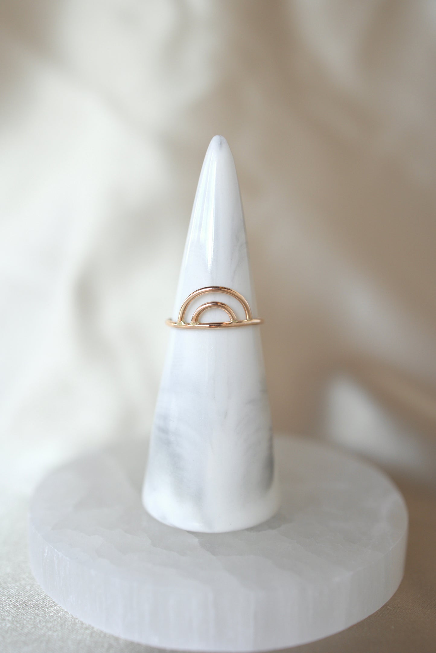 Guinevere | Double Arch Ring