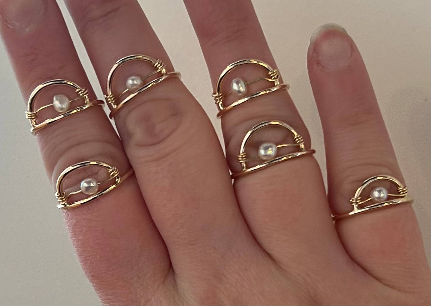 Eden | Pearl & Arch Ring