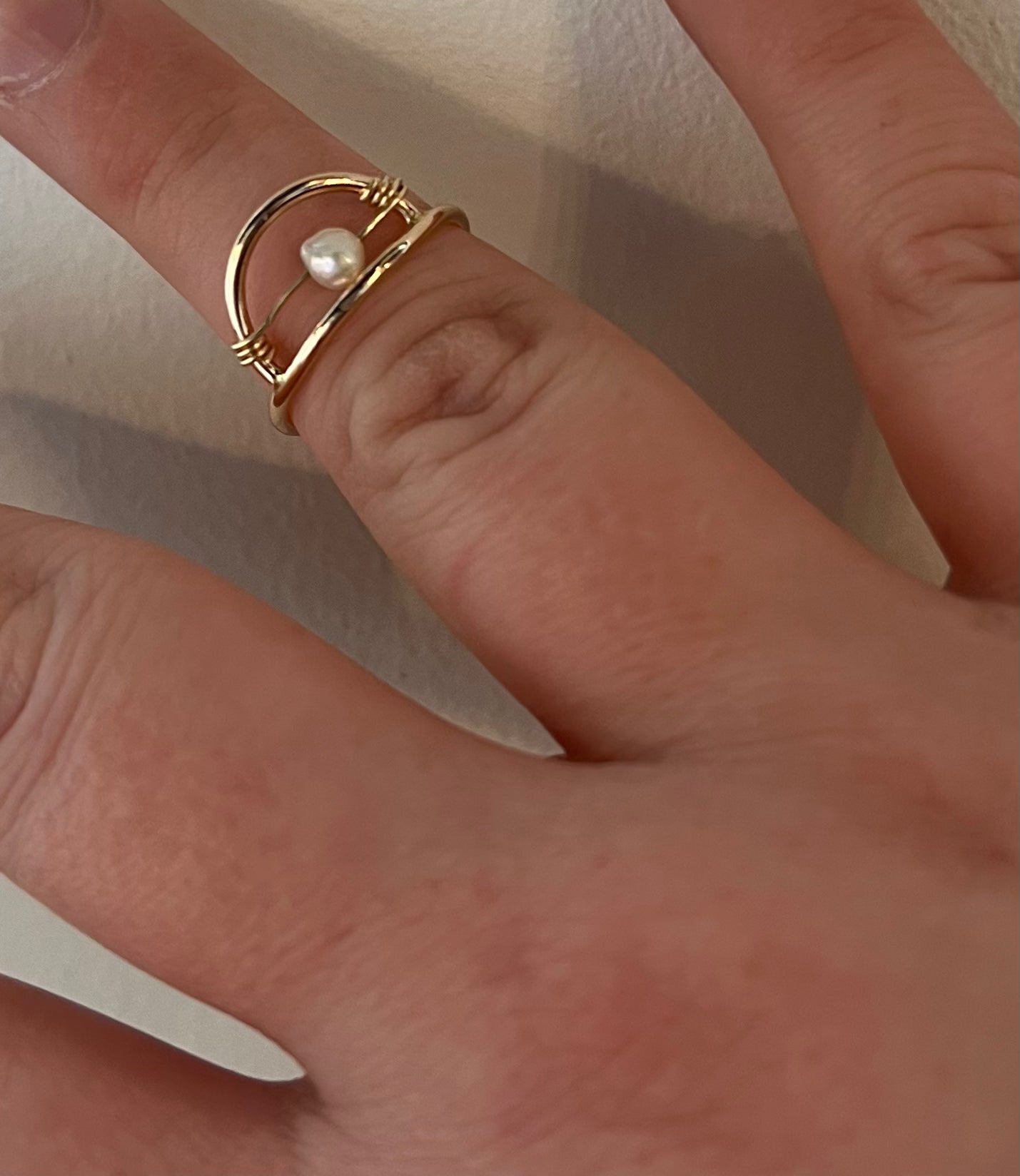 Eden | Pearl & Arch Ring