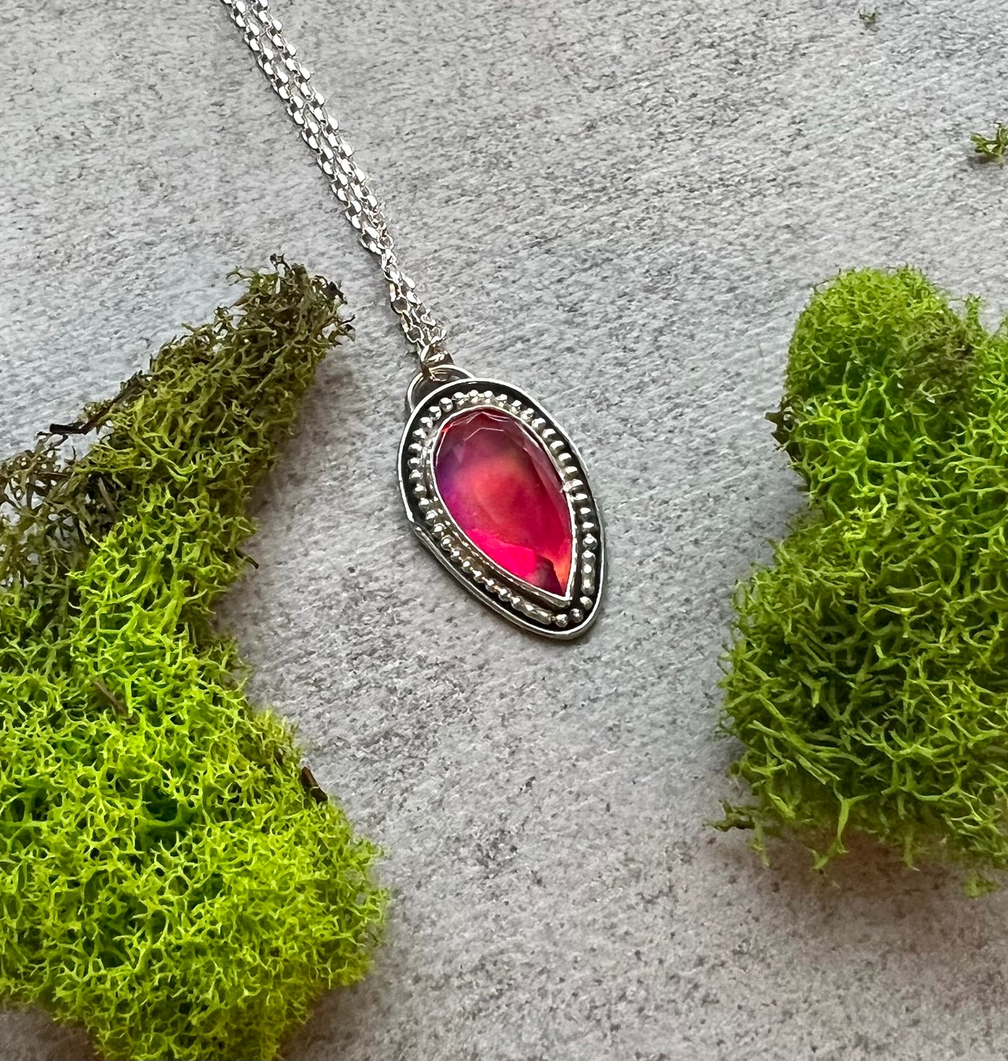 Pink Opal Necklace