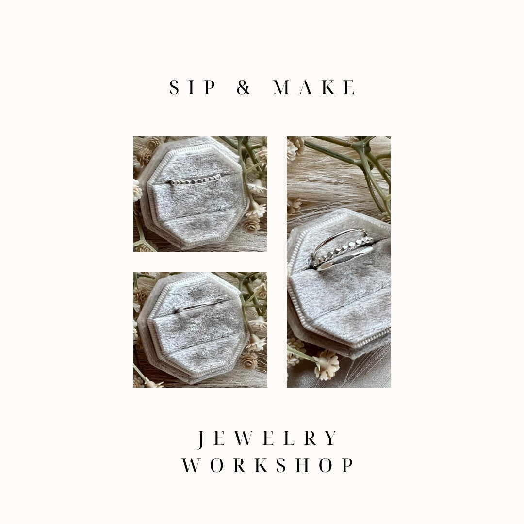 Sip & Make Ring Class | Sun. June 4th 4pm-6pm | Minneapolis, MN