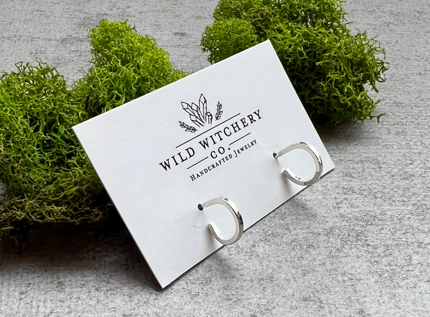 Elowyn | Hoop Stud Earrings