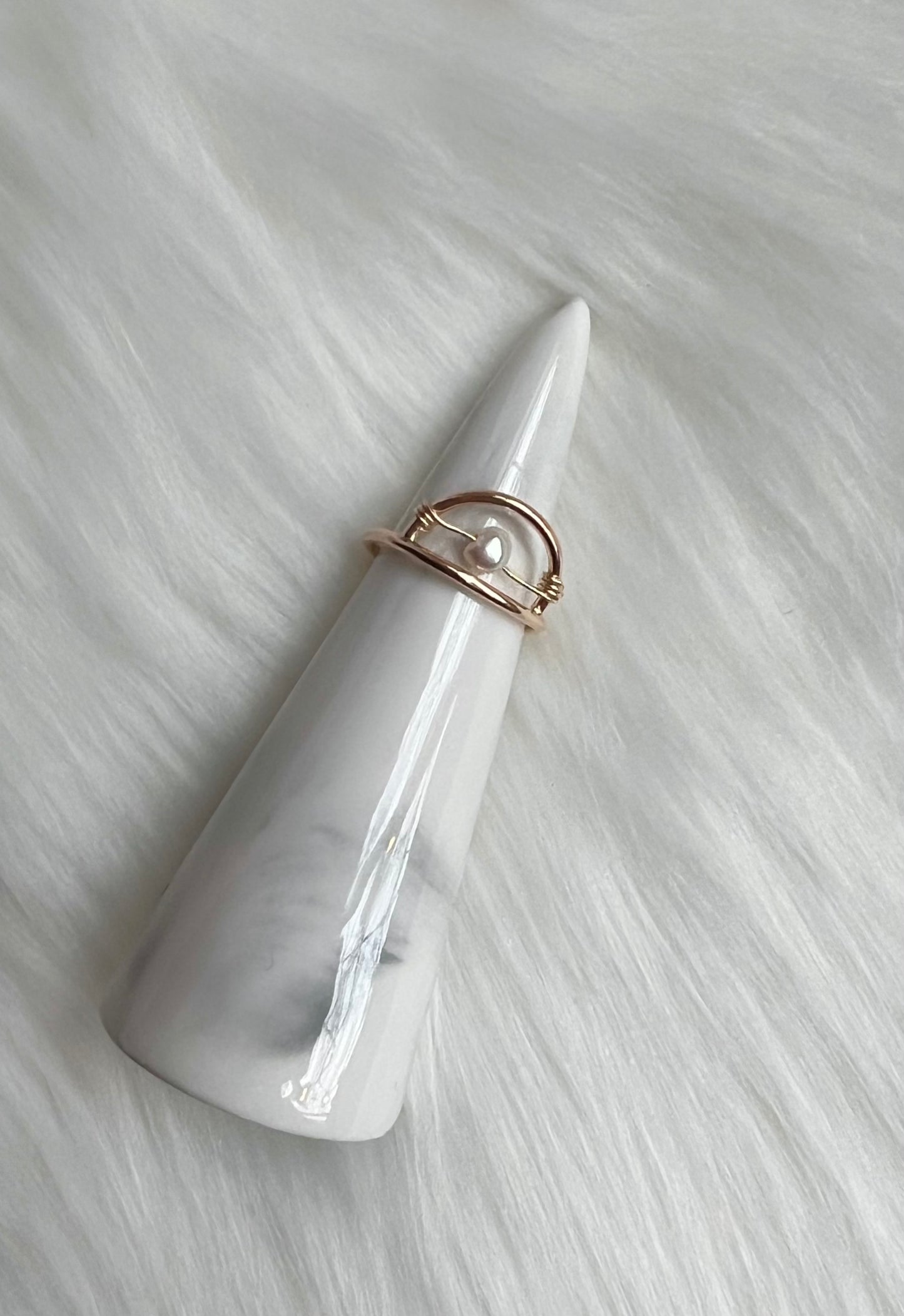 Eden | Pearl & Arch Ring