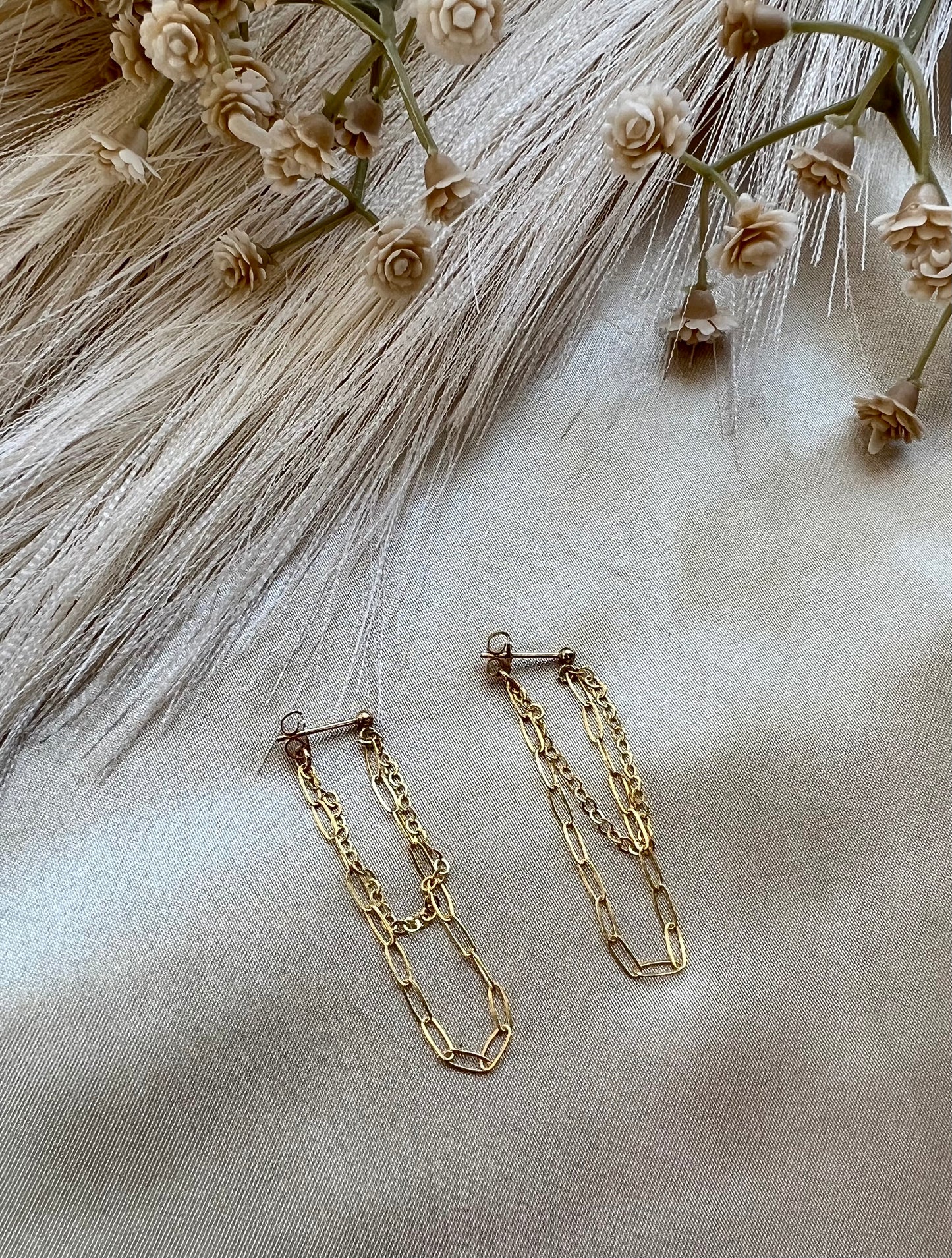 Double Chain Earrings
