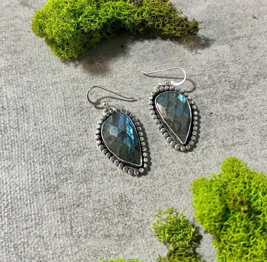 Labradorite Earrings