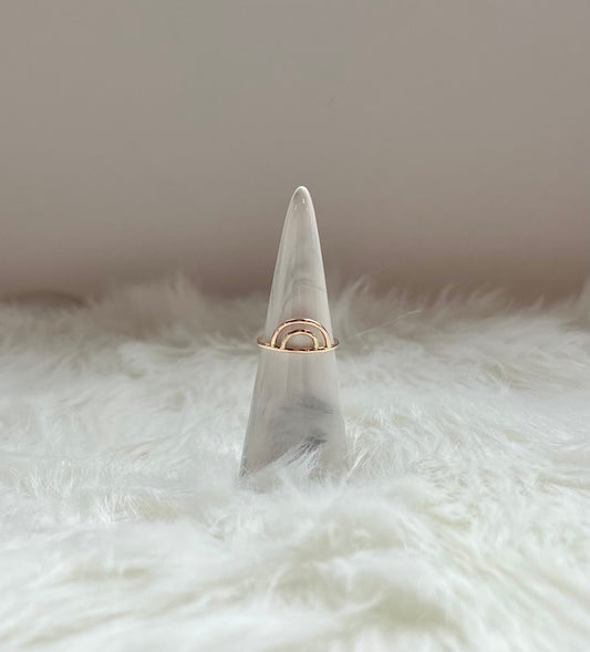 Guinevere | Double Arch Ring